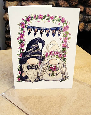 Gnome Wedding Greeting Card