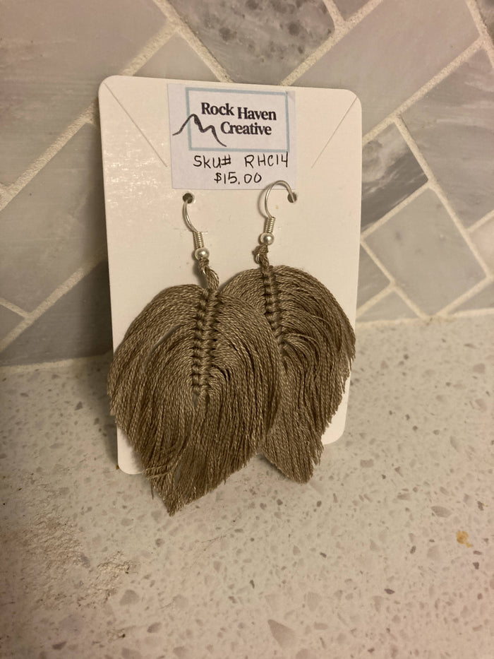 Macrame earrings